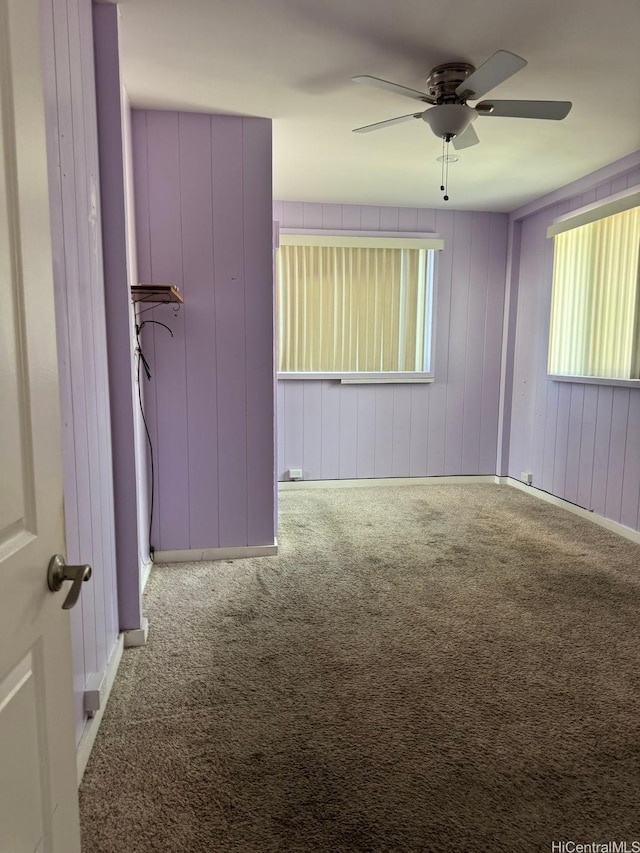 99-146 Kulina St, Aiea, HI 96701 - carpeted empty room featuring ceiling fan
