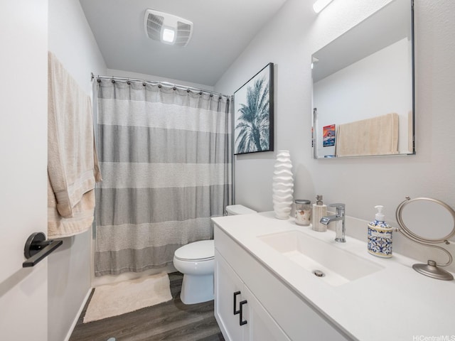 91-1348 Kakiwi St, Ewa Beach, HI 96706 - bathroom featuring wood finished floors, vanity, and a shower with shower curtain