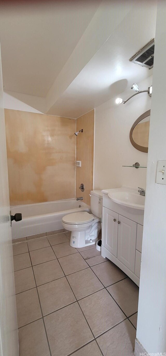 1516 Ward Ave Unit 207, Honolulu, HI 96822 - bathroom with  shower combination, tile patterned flooring, and vanity