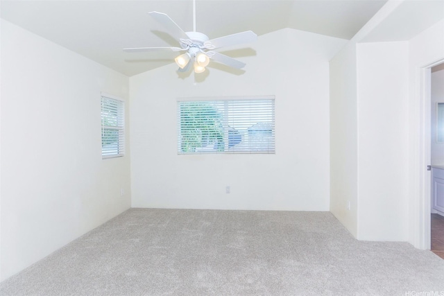 91-1073 Kaianae St, Ewa Beach, HI 96706 - carpeted empty room featuring ceiling fan and lofted ceiling