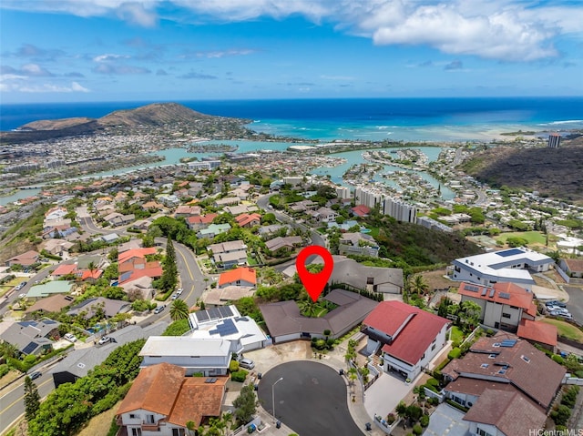 1034 Kaumoku St, Honolulu, HI 96825 - aerial perspective of suburban area with a nearby body of water