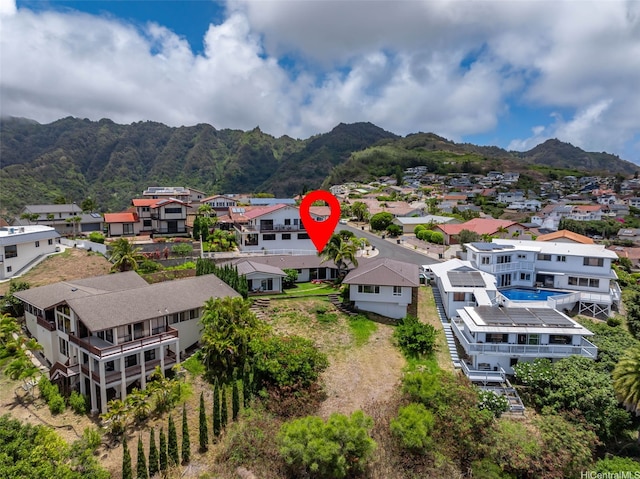 1034 Kaumoku St, Honolulu, HI 96825 - aerial view of residential area with mountains