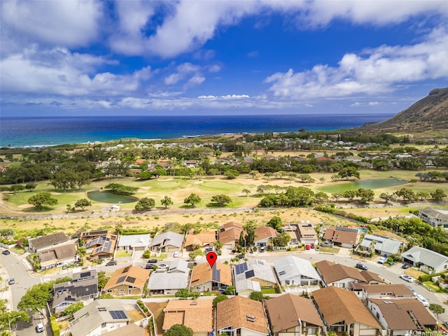 7780 Waikapu Loop, Honolulu, HI 96825 - aerial view of property and surrounding area with nearby suburban area, a nearby body of water, and a golf course