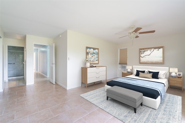 1335 Onioni St, Kailua, HI 96734 - bedroom featuring a ceiling fan and baseboards