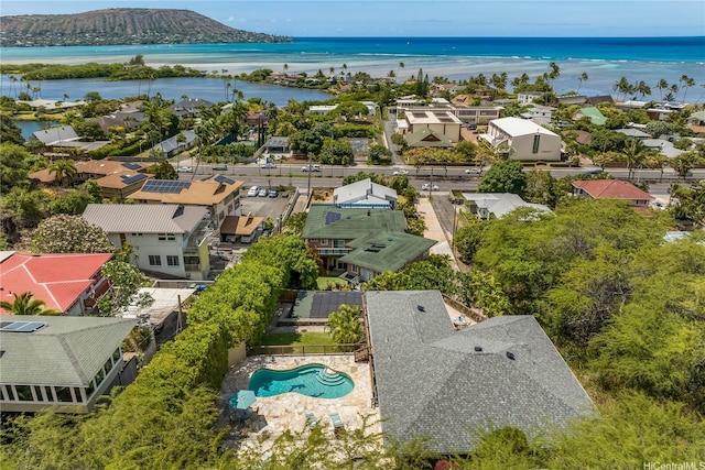 5926 Kalanianaole Hwy, Honolulu, HI 96821 - aerial perspective of suburban area with a large body of water and a pool