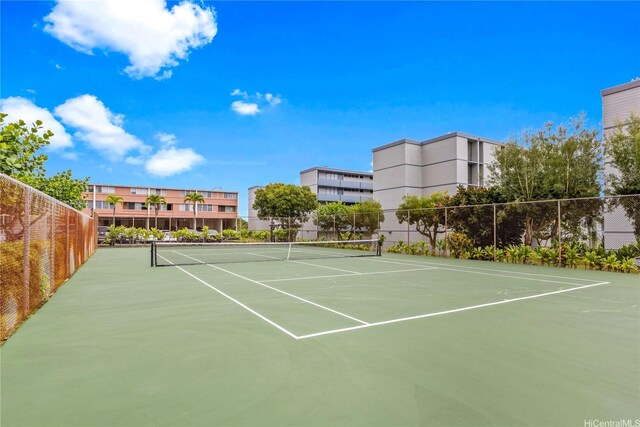 46-255 Kahuhipa St Unit A1100, Kaneohe, HI 96744 - view of tennis court featuring community basketball court