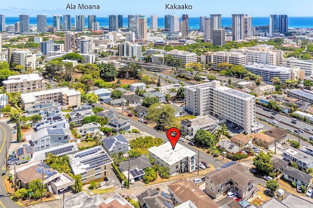 402 Iolani Ave Unit 204, Honolulu, HI 96813 - aerial view of city skyline and a large body of water