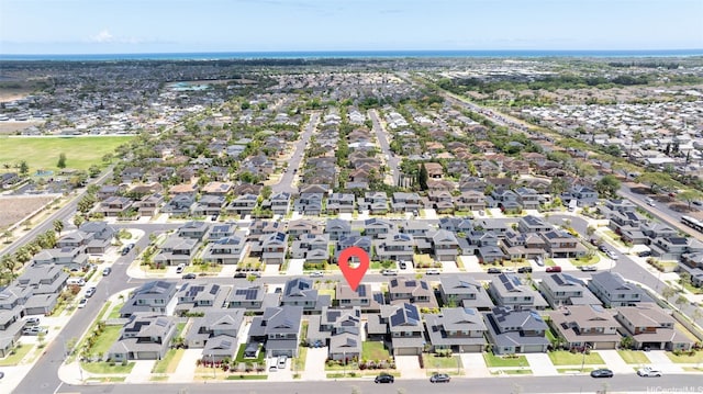 91-1542 Fort Weaver Rd, Ewa Beach, HI 96706 - aerial view of property and surrounding area featuring nearby suburban area