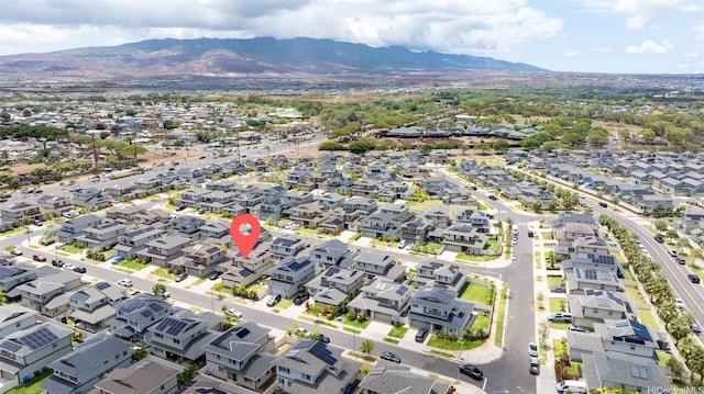 91-1542 Milimili St, Ewa Beach, HI 96706 - aerial view of property and surrounding area with mountains and nearby suburban area