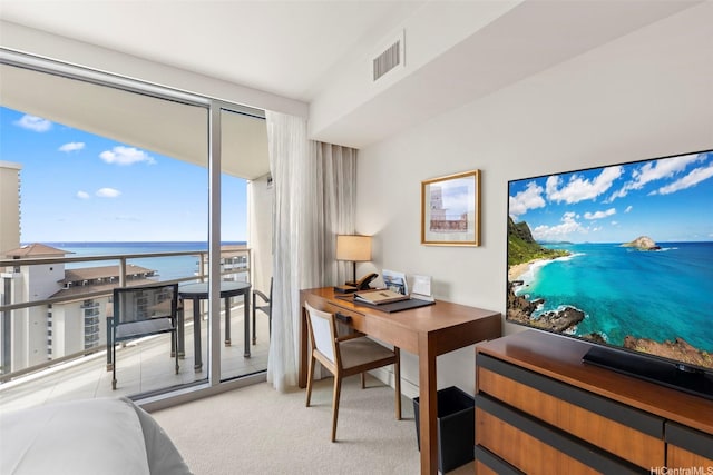 223 Saratoga Rd Unit 1916, Honolulu, HI 96815 - office with carpet floors
