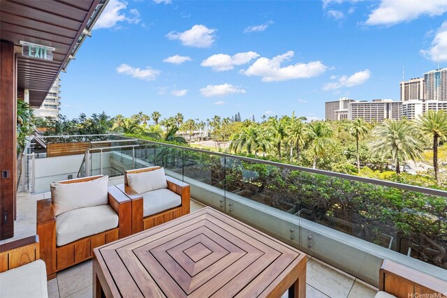 223 Saratoga Rd Unit 1916, Honolulu, HI 96815 - view of balcony