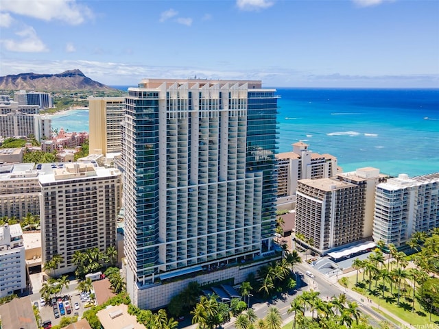 223 Saratoga Rd Unit 1916, Honolulu, HI 96815 - view of urban area with a water and mountain view