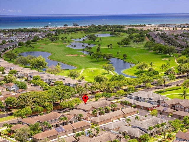 91-2131 Kaioli St Unit 3405, Ewa Beach, HI 96706 - aerial perspective of suburban area with a large body of water and a local golf course