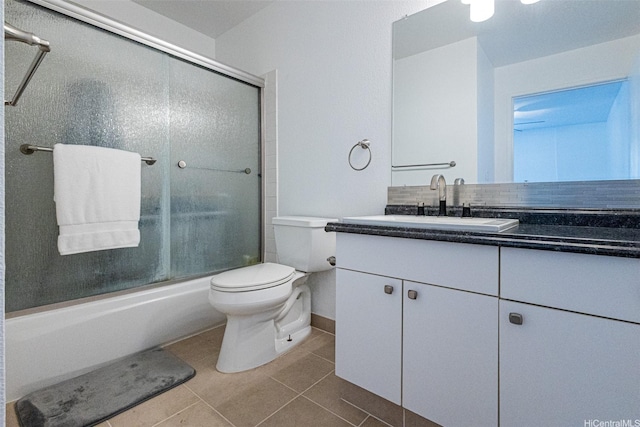91-1105 Namahoe St Unit 2G, Kapolei, HI 96707 - full bath with vanity, tile patterned flooring, and shower / bath combination with glass door