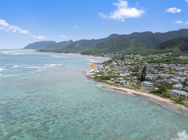 54-257 Kaipapau Loop, Hauula, HI 96717 - water view with a mountainous background and nearby suburban area