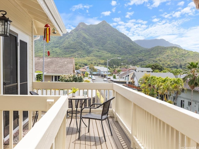 1549 Kanapuu Dr, Kailua, HI 96734 - balcony with a mountain view