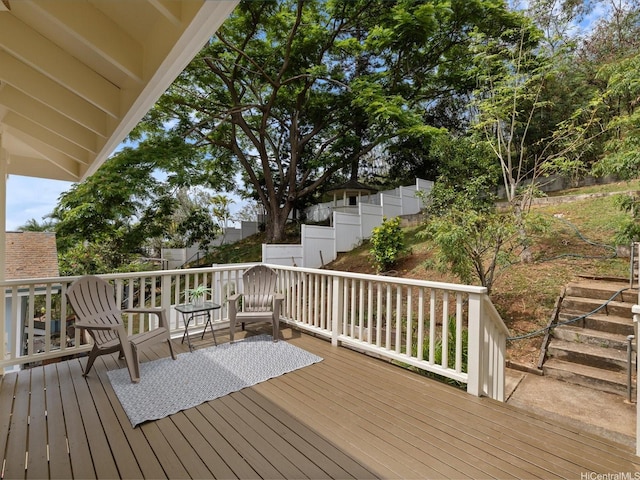 1549 Kanapuu Dr, Kailua, HI 96734 - view of deck