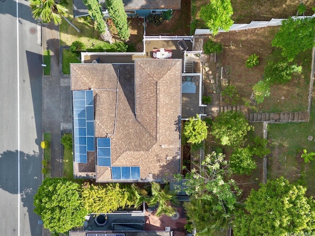 1549 Kanapuu Dr, Kailua, HI 96734 - view from above of property