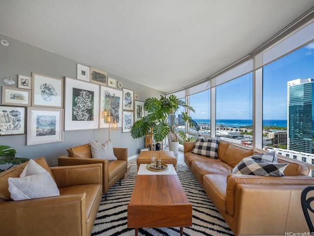 1288 Kapiolani Blvd Unit I2808, Honolulu, HI 96814 - sunroom with a water view