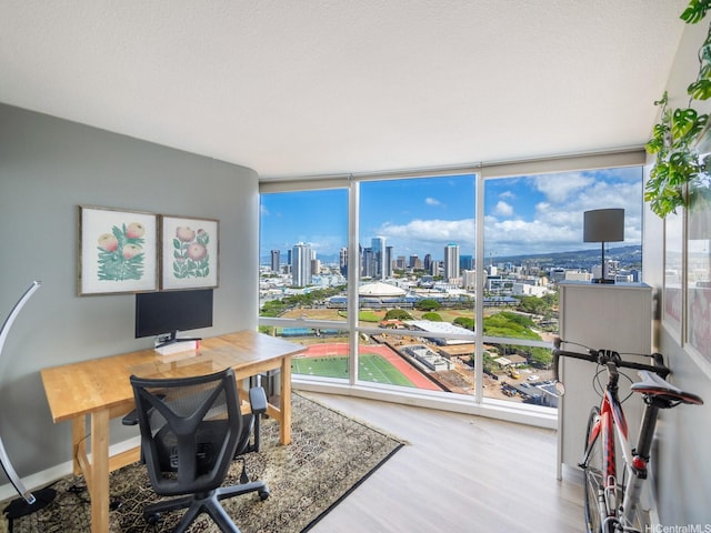 1288 Kapiolani Blvd Unit I2808, Honolulu, HI 96814 - office space with wood finished floors