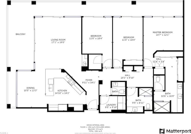 1 Keahole Pl Unit 3512, Honolulu, HI 96825 - view of home floor plan
