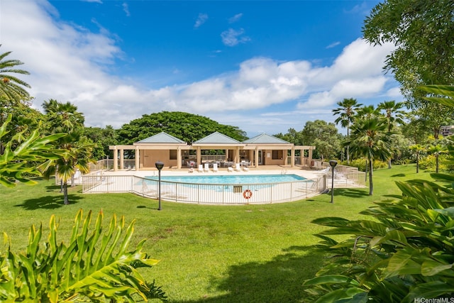 46-160 Kiowai St Unit 2322, Kaneohe, HI 96744 - community pool featuring a patio