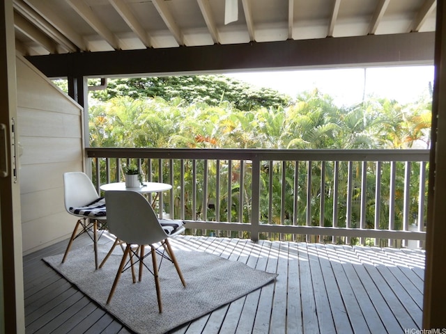 45-995 Wailele Rd Unit 29, Kaneohe, HI 96744 - view of wooden terrace