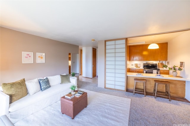 1511 Nuuanu Ave Unit 625, Honolulu, HI 96817 - living area featuring light carpet
