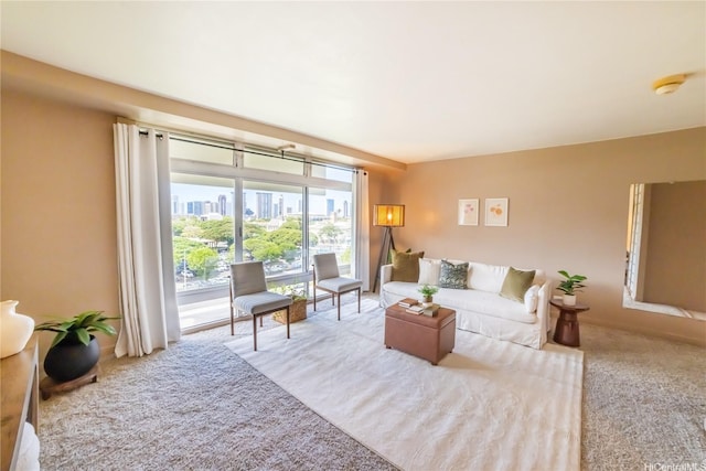 1511 Nuuanu Ave Unit 625, Honolulu, HI 96817 - living area with carpet