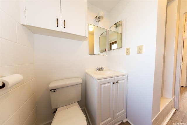 1313 Ahiahi St, Honolulu, HI 96817 - bathroom featuring vanity, wood finished floors, and a shower