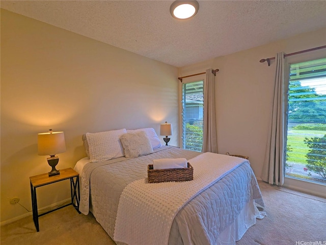 46-426 Hololio St, Kaneohe, HI 96744 - bedroom with light carpet, multiple windows, and a textured ceiling