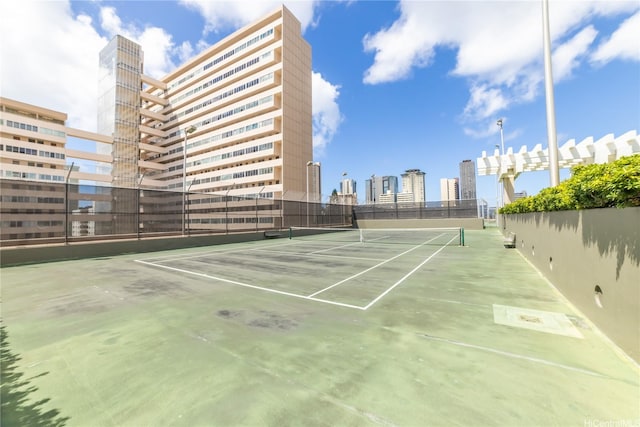 2333 Kapiolani Blvd Unit 311, Honolulu, HI 96826 - view of tennis court with a view of city