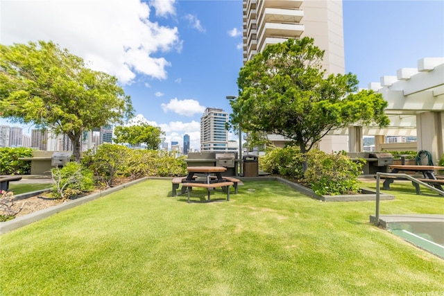 2333 Kapiolani Blvd Unit 311, Honolulu, HI 96826 - view of home's community with a city view and a yard