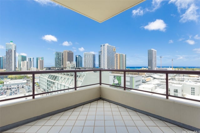 725 Kapiolani Blvd Unit 1201, Honolulu, HI 96813 - balcony featuring a view of skyline and a water view