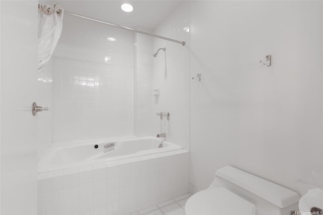 725 Kapiolani Blvd Unit 1201, Honolulu, HI 96813 - bathroom with tiled shower / bath combo and tile patterned floors