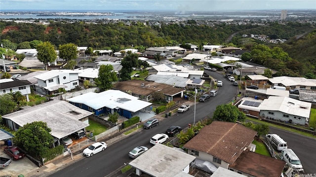 2212 Amokemoke St, Pearl City, HI 96782 - aerial view of residential area featuring a large body of water and a heavily wooded area