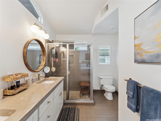 91-1032 Kaikane St, Ewa Beach, HI 96706 - full bath with double vanity, tile patterned flooring, and a shower stall