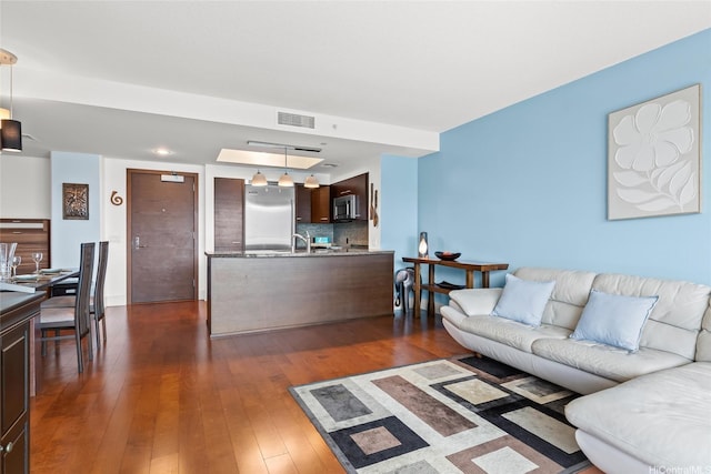 1837 Kalakaua Ave Unit 2209, Honolulu, HI 96815 - living area with dark wood-type flooring