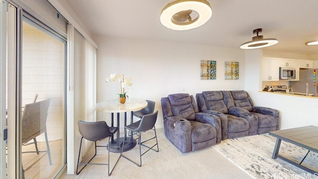 92-1226 Palahia St Unit Cc105, Kapolei, HI 96707 - living room with light colored carpet
