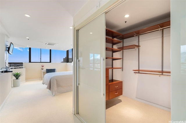 2222 Citron St Unit 2502, Honolulu, HI 96826 - bedroom with light colored carpet and recessed lighting