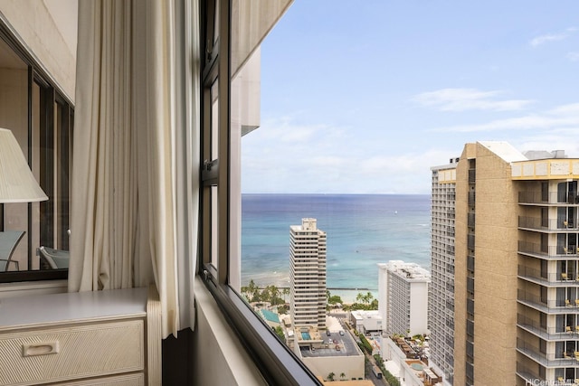 201 Ohua Ave Unit 3702-1, Penthouse Honolulu, HI 96815 - balcony with a water view