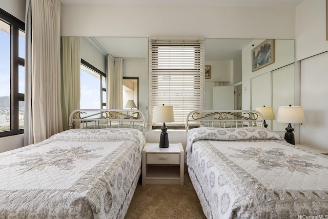 201 Ohua Ave Unit 3702-1, Penthouse Honolulu, HI 96815 - bedroom with carpet floors