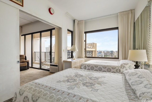 201 Ohua Ave Unit 3702-1, Penthouse Honolulu, HI 96815 - carpeted bedroom featuring access to outside