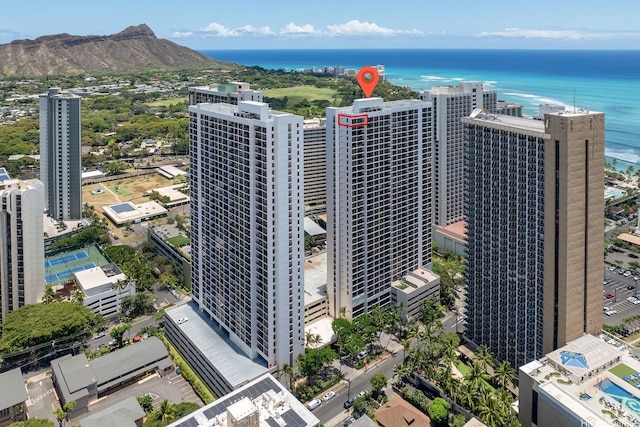 201 Ohua Ave Unit 3702-1, Penthouse Honolulu, HI 96815 - aerial view of a large body of water