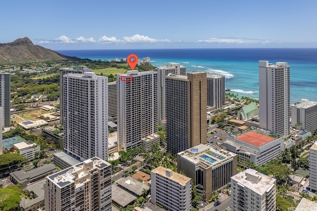 201 Ohua Ave Unit 3702-1, Penthouse Honolulu, HI 96815 - aerial view of a large body of water
