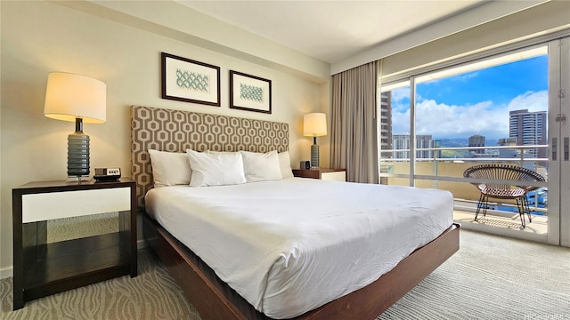 1777 Ala Moana Blvd Unit 2203, Honolulu, HI 96815 - bedroom featuring a view of city and access to outside