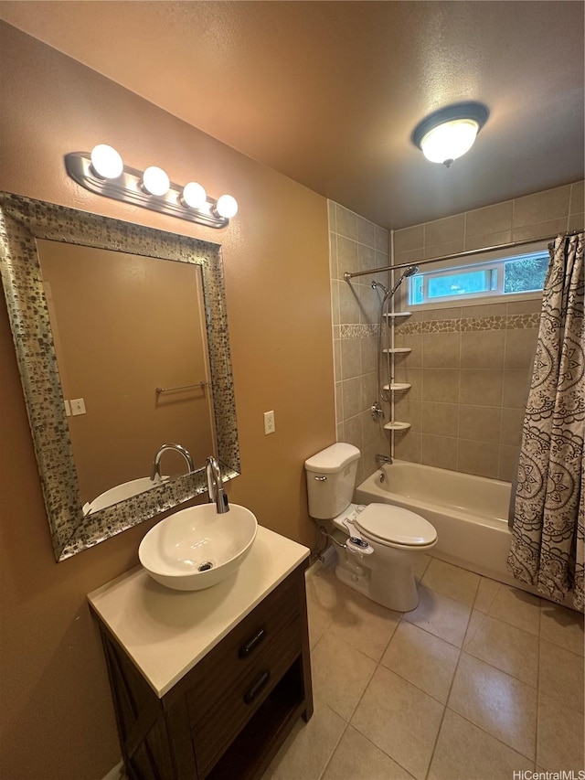 1817 Kalie Pl Unit B, Wahiawa, HI 96786 - bathroom featuring shower / bath combo, vanity, and tile patterned floors