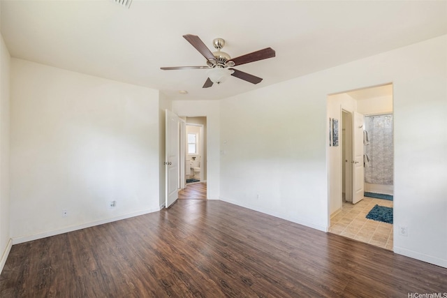 87-2165 Pakeke St Unit 59, Waianae, HI 96792 - unfurnished room with wood finished floors and ceiling fan