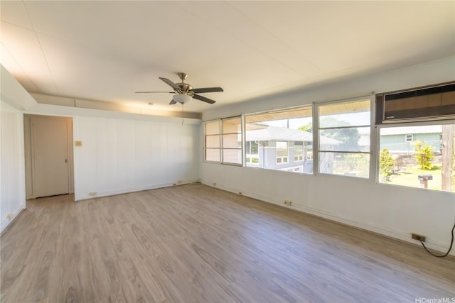 741 Alewa Dr Unit A, Honolulu, HI 96817 - spare room featuring light wood finished floors and a ceiling fan