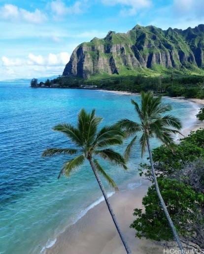 53-549 Kamehameha Hwy Unit 211, Hauula, HI 96717 - water view featuring a mountainous background